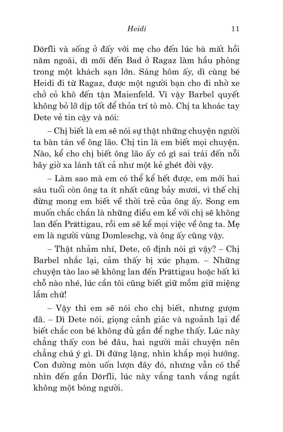 Văn Học Cổ Điển - Heidi (Tái Bản 2023)