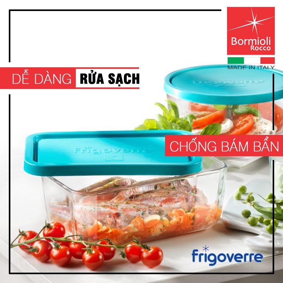 Hộp thuỷ tinh tròn Frigoverre 12 - 300ml chuyên dùng ngăn đông tủ lạnh (Bormioli Rocco)- Hàng chính hãng