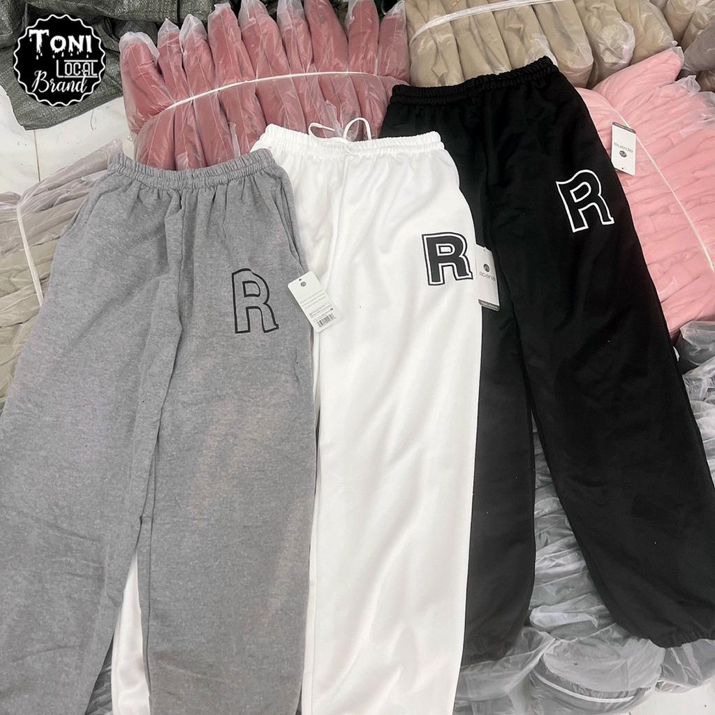 Quần Dài Nỉ Ngoại R Unisex nam nữ