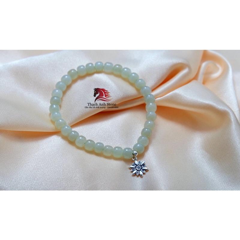Vòng tay cẩm thach mix charm