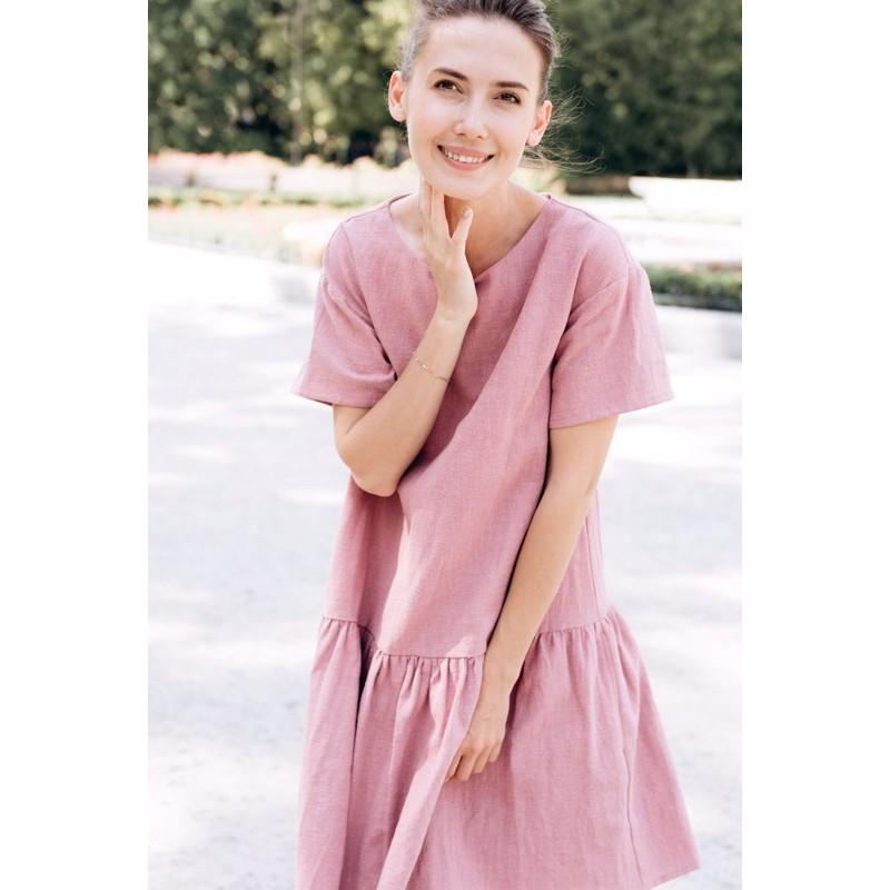 Đầm Linen đuôi cá trẻ trung
