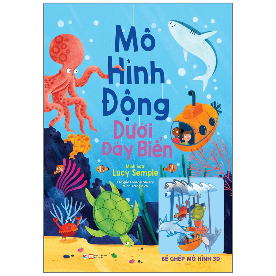 Combo: Mô Hình Động- Bé Ghép Mô Hình 3D: Dưới Đáy Biển + Những Chú Kỳ Lân Nhiệm Màu + Khinh Khí Cầu + Hệ Mặt Trời