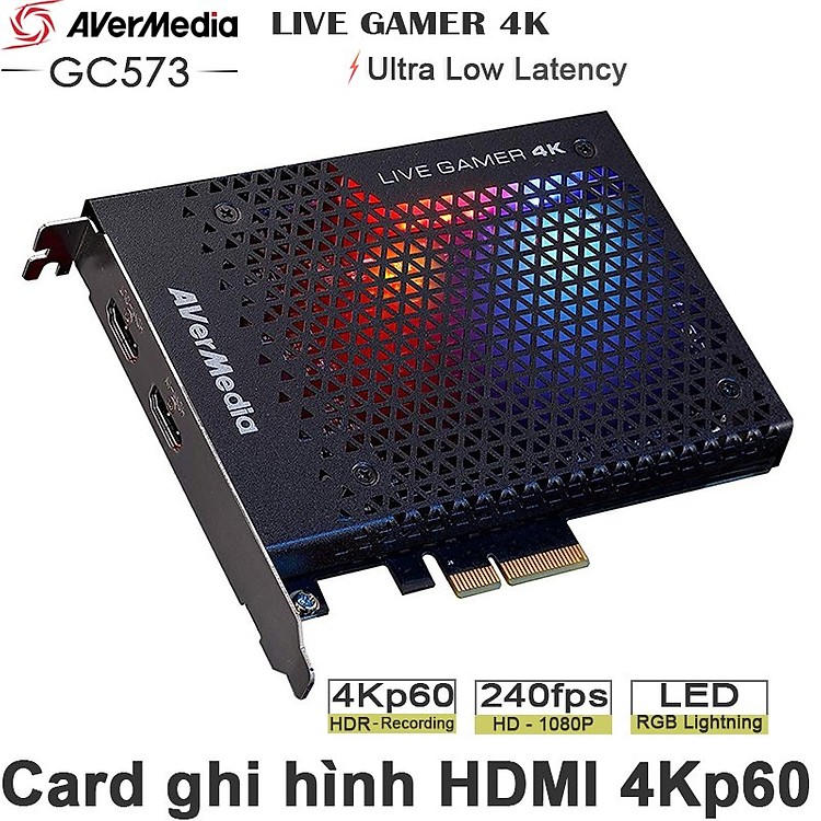 Thiết Bị Ghi Hình HDMI 4K60p HDR - Live Gamer 4K Avermedia GC573 - Hàng Chính Hãng