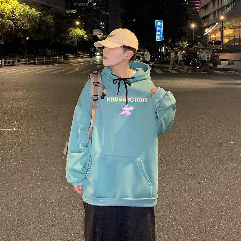 Áo khoác hoodie phản quang unisex, áo khoác cặp đôi nam nữ 3 màu trắng, đen, xanh