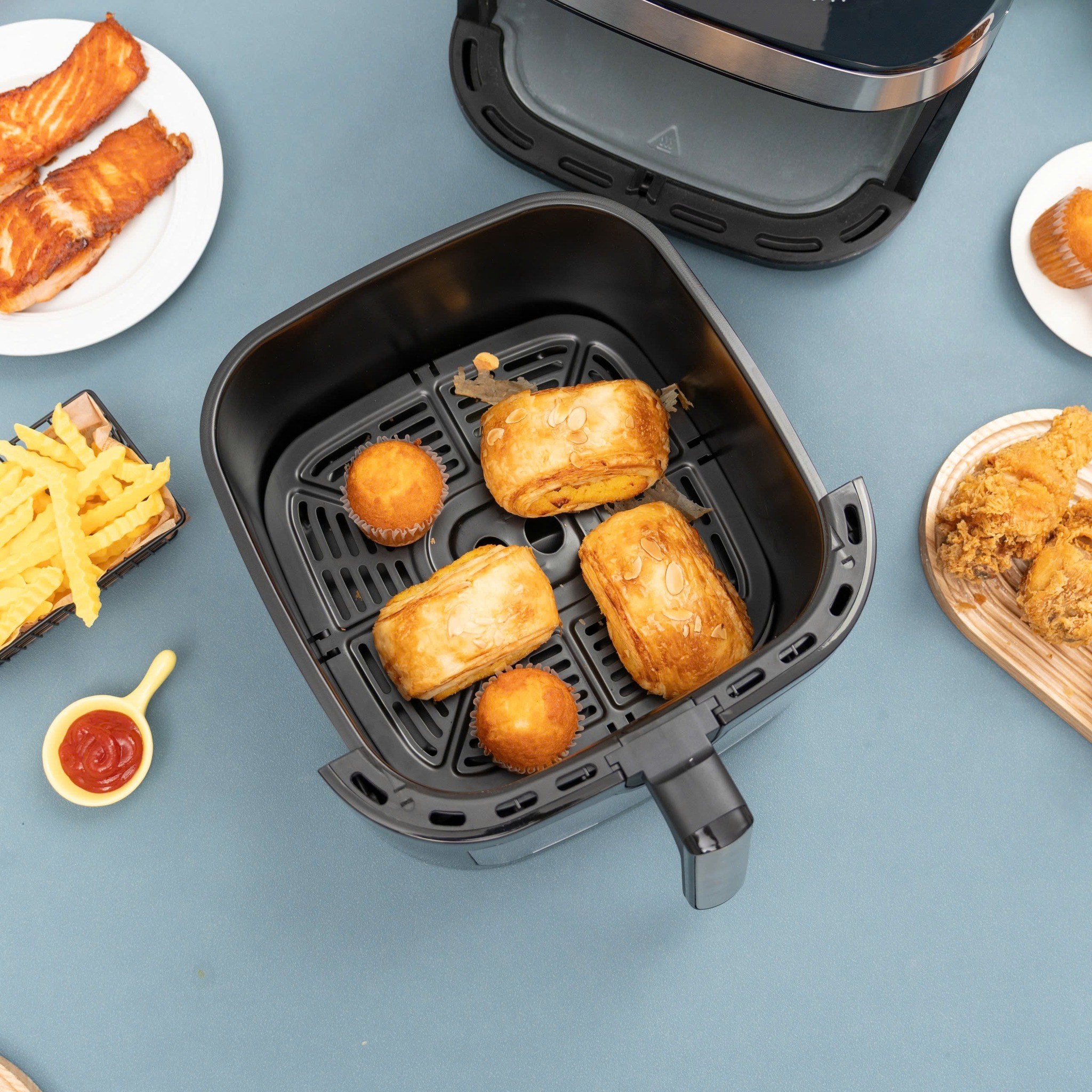 Nồi chiên không dầu cao cấp Kalpen F1 dung tích 10.5L, công suất 1800W, hàng chính hãng