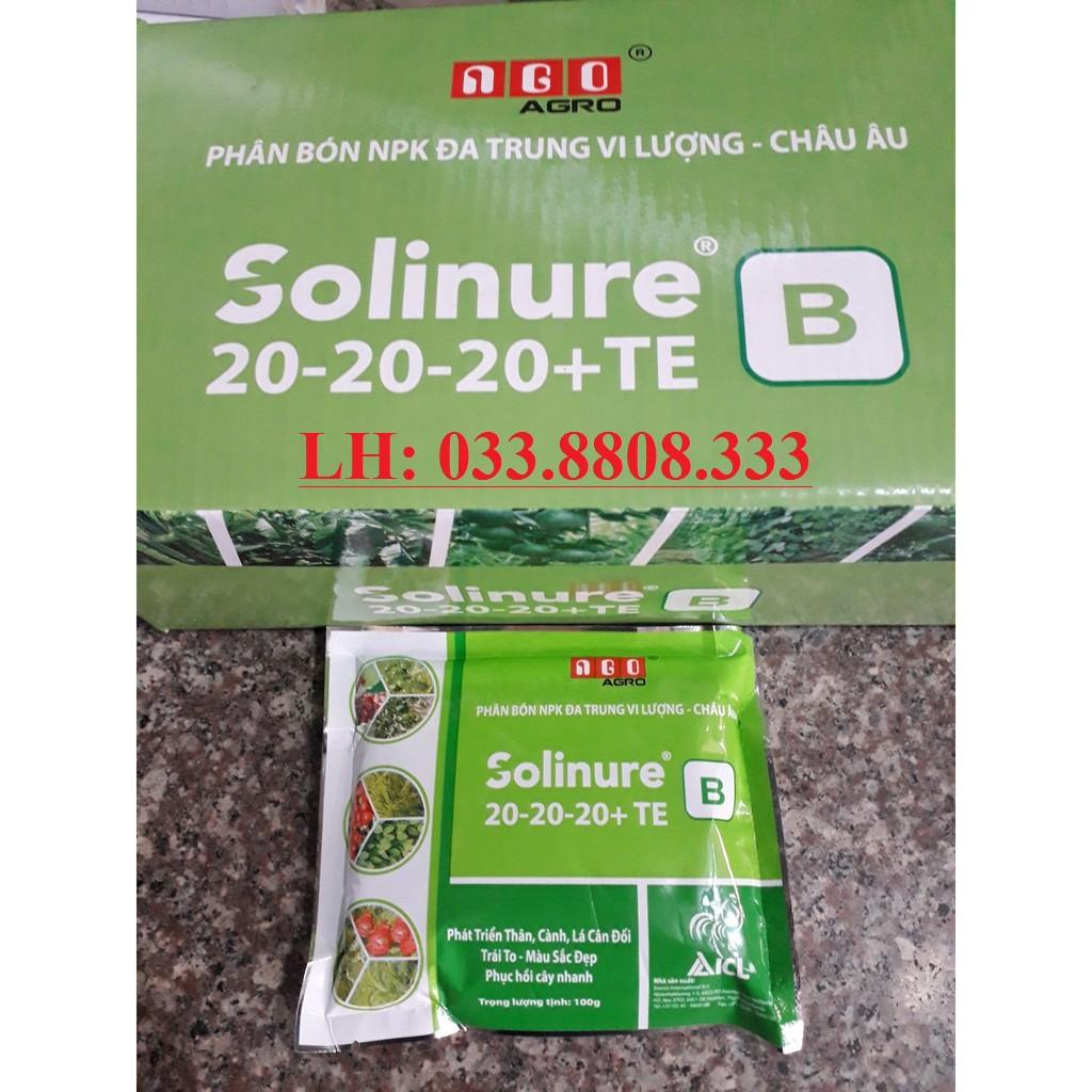 Combo 3 gói Phân bón lá Đa Trung Vi Lượng Canxi Bo 20-20-20 TE