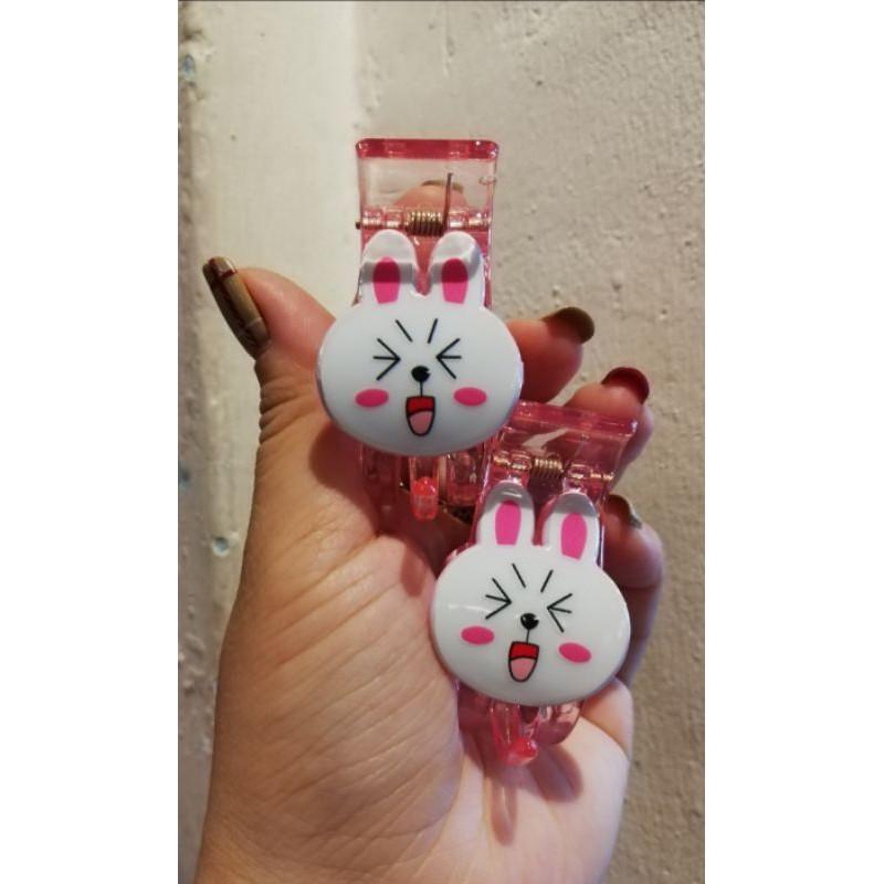 Kẹp tóc càng cua 3 chân trong đính icon thú - mickey