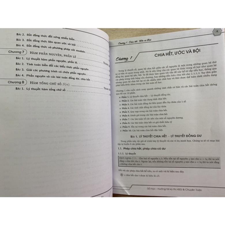 Sách - Một số chủ đề số học hướng tới kỳ thi học sinh giỏi và chuyên Toán