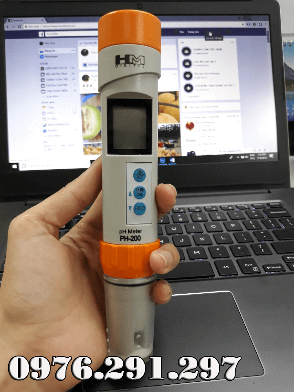 Bút đo PH nước PH200 - Bút đo PH chuyên dùng cho thủy canh HMDigital Mỹ