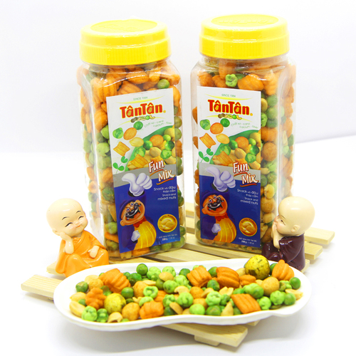 Combo 3 Hũ Snack và Đậu Thập Cẩm Tân Tân - (200g x3) - GIÁ TỐT