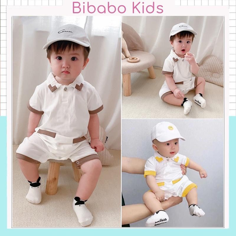 Bộ body đùi bodysuit ngắn tay cho bé trai bé gái sơ sinh cực xinh - chất vải cotton mềm mại thấm mồ hôi cực tốt