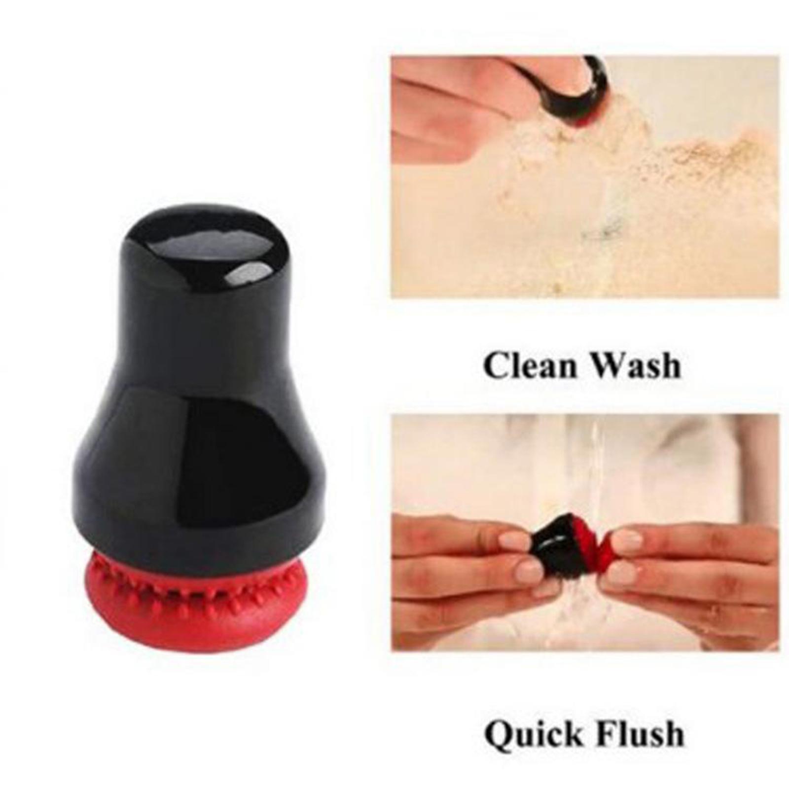 2x Silicone Brush Cleaner Magneitc Glass Spot Bottle Vase Scrubbers