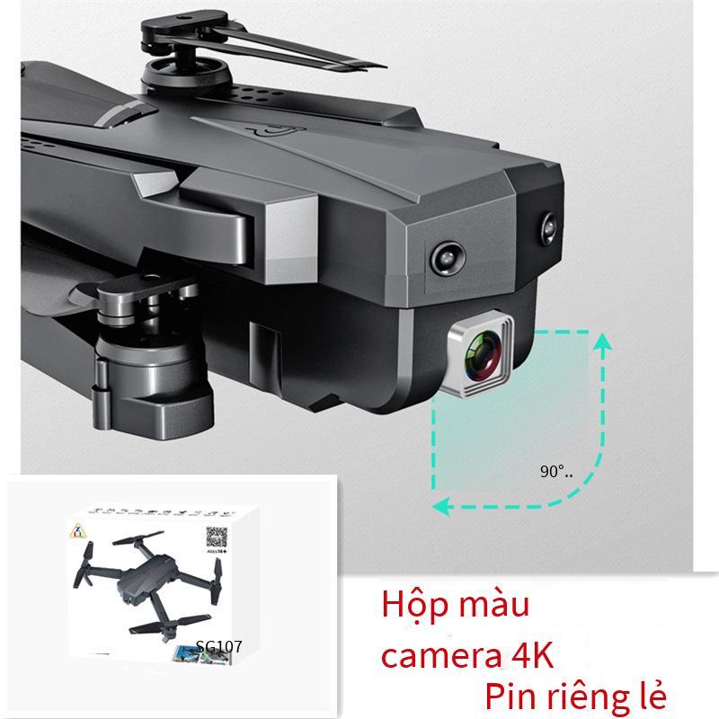 Giao Hàng Nhanh SG107 Máy Bay Không Người Lái Gấp Gọn 4K HD Chụp Ảnh Trên Không Máy Bay Điều Khiển Từ Xa Quadcopter Mini