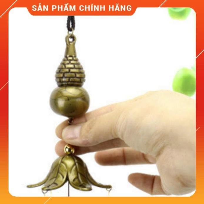 Chuông gió hình hồ lô 2 tầng- 6 chuông cầu bình an và tài lộc 206744