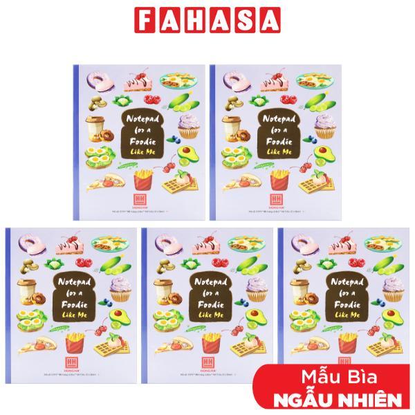 Combo 5 Tập 5 Ô Ly 96 Trang 58gsm Class Foody - Hồng Hà 0311 (Mẫu Màu Giao Ngẫu Nhiên)