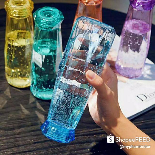 Bình nước màu trong suốt 420ml