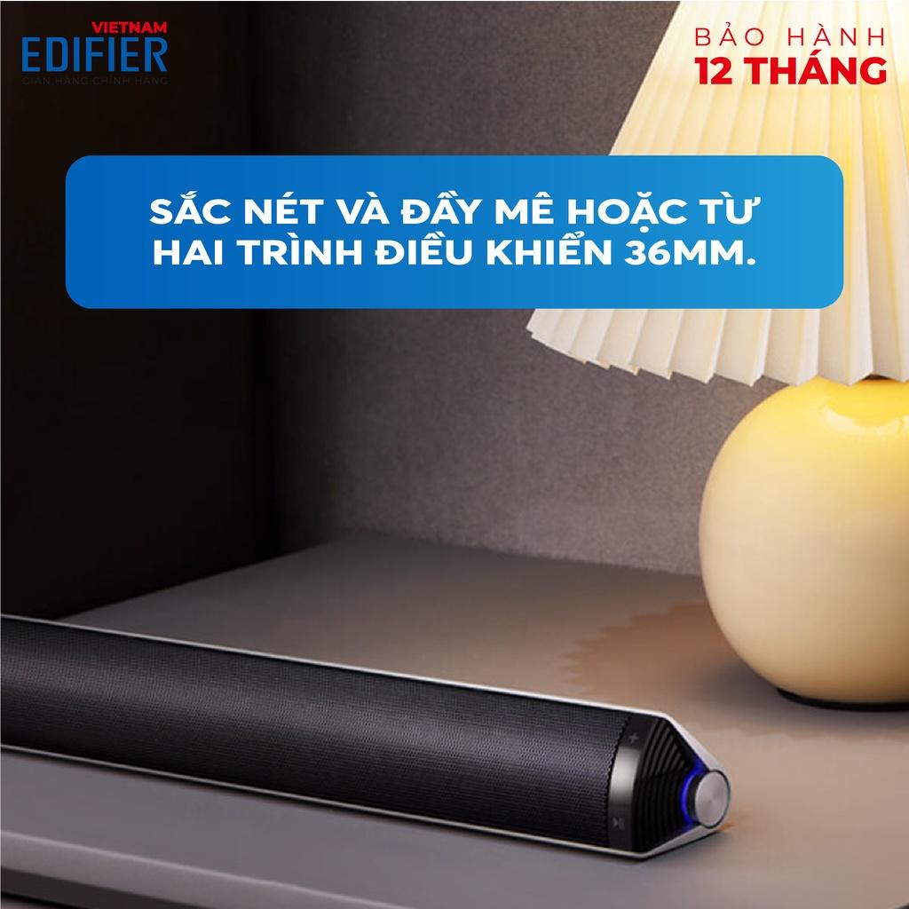 Loa Bluetooth di động để bàn EDIFIER MF200 Soundbar AUX - USB Type C - Tích hợp pin - Hàng Chính Hãng - Bảo Hành 12 Thán