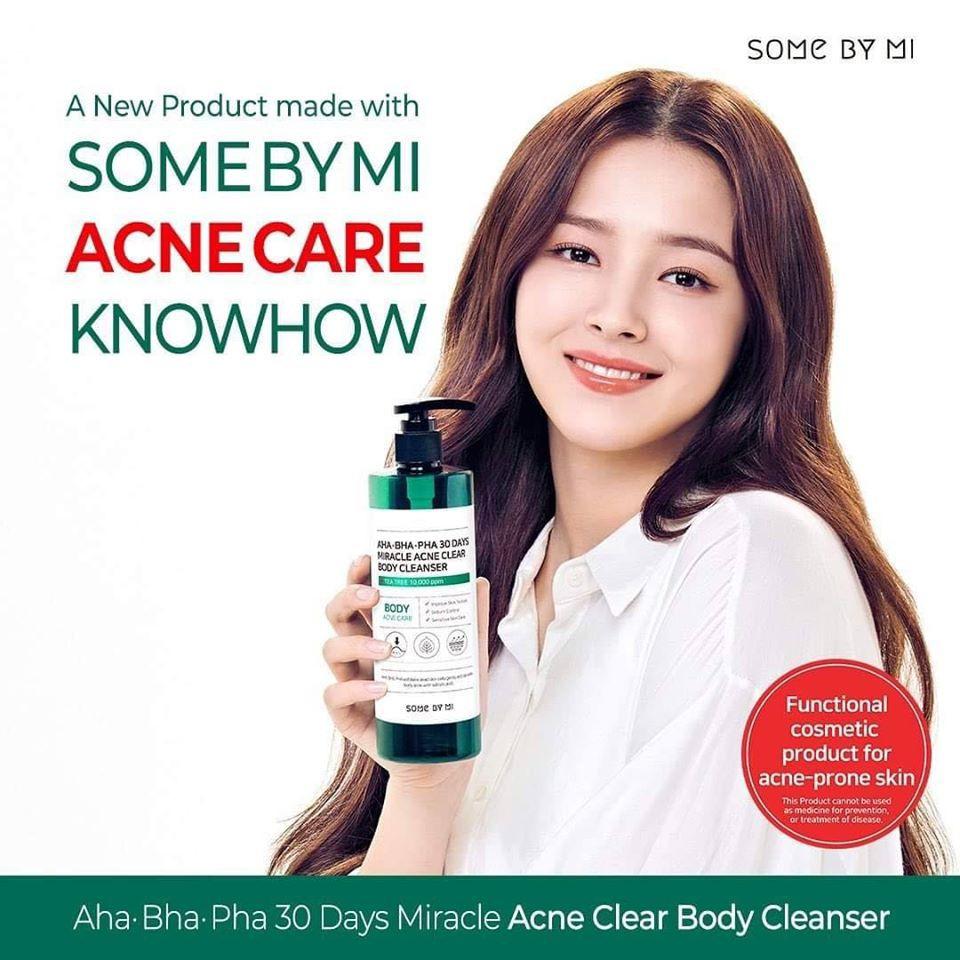 Sữa tắm ngừa mụn Some By Mi AHA-BHA-PHA 30Days Miracle Acne Clear Body Cleanser 400gr