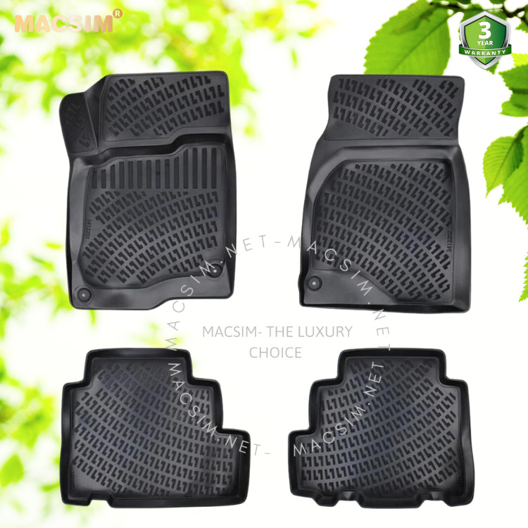 Thảm lót sàn ô tô nhựa TPU Silicon Chevrolet Captiva first generation 2006-2018 Nhãn hiệu Macsim