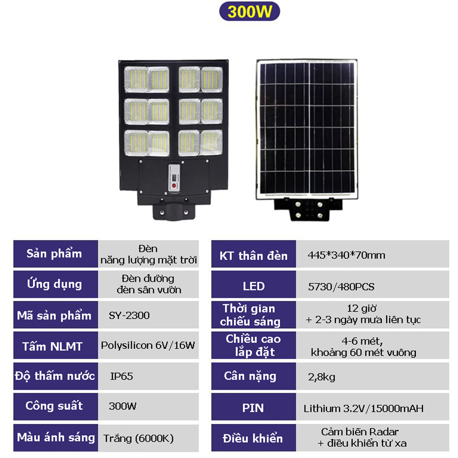 [ Mẫu Mới ] Đèn Năng Lượng Mặt Trời Công Suất Lớn - Cảm Biến Cơ Thể Và Ánh Sáng - Góc Chiếu Sáng Siêu Rộng - Hàng Cao Cấp Có Điều Khiển Từ Xa