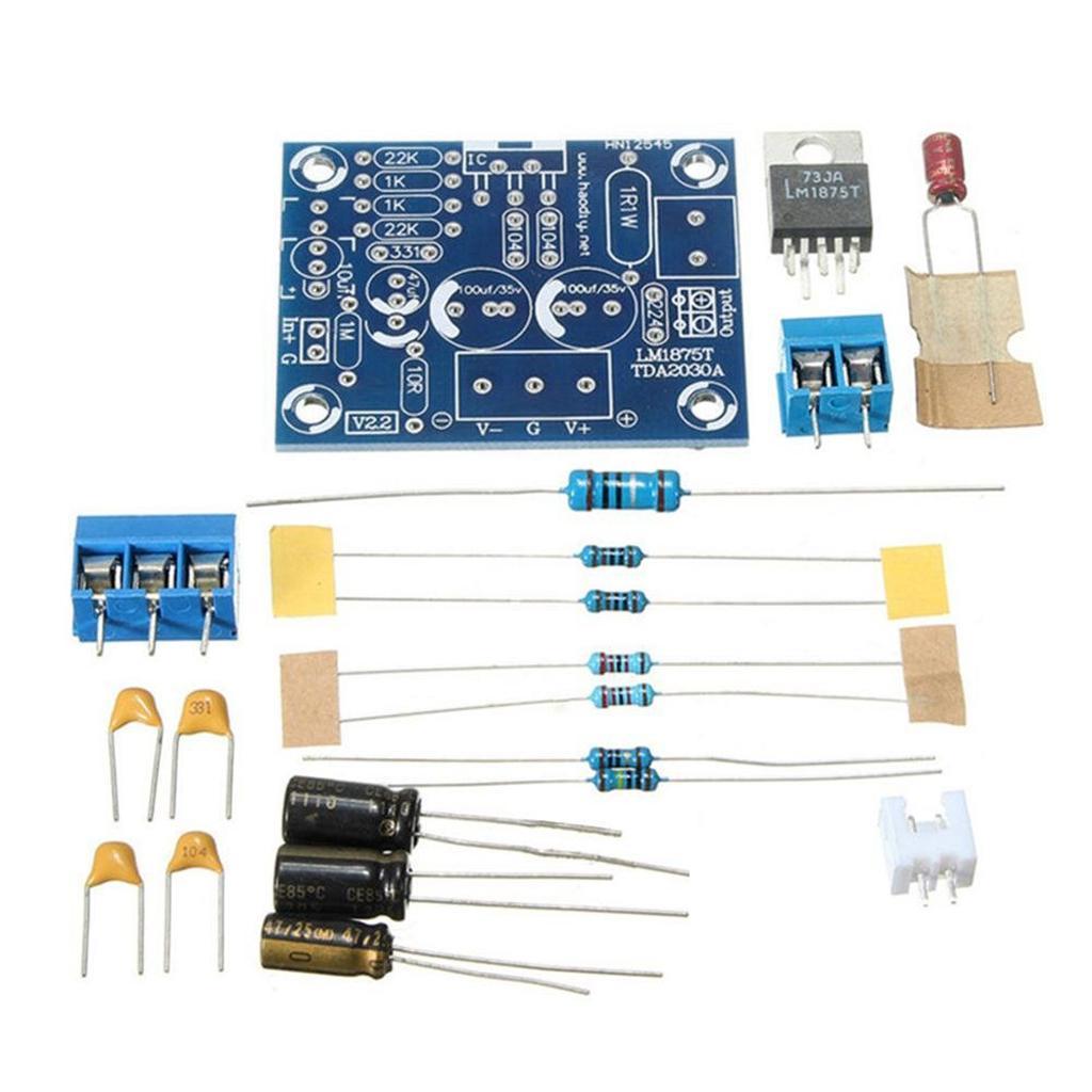 2-4pack LM1875T Mono Channel Stereo Audio HIFI Amplifier Board Module DIY Kit