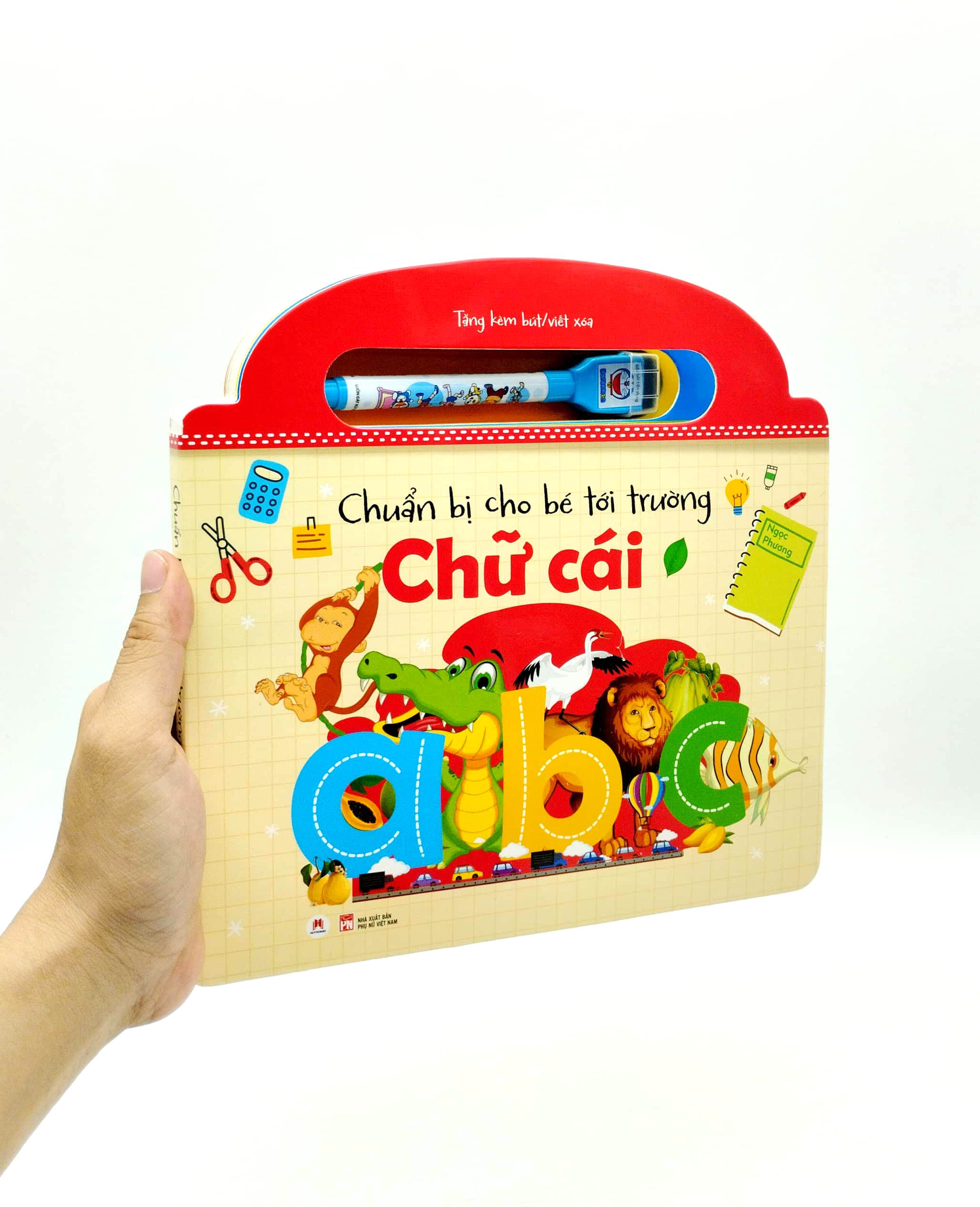 Sách- Chuẩn Bị Cho Bé Tới Trường - Chữ Cái (Tặng kèm bút viết/ xóa) (Tái Bản 2023)- 2HBooks