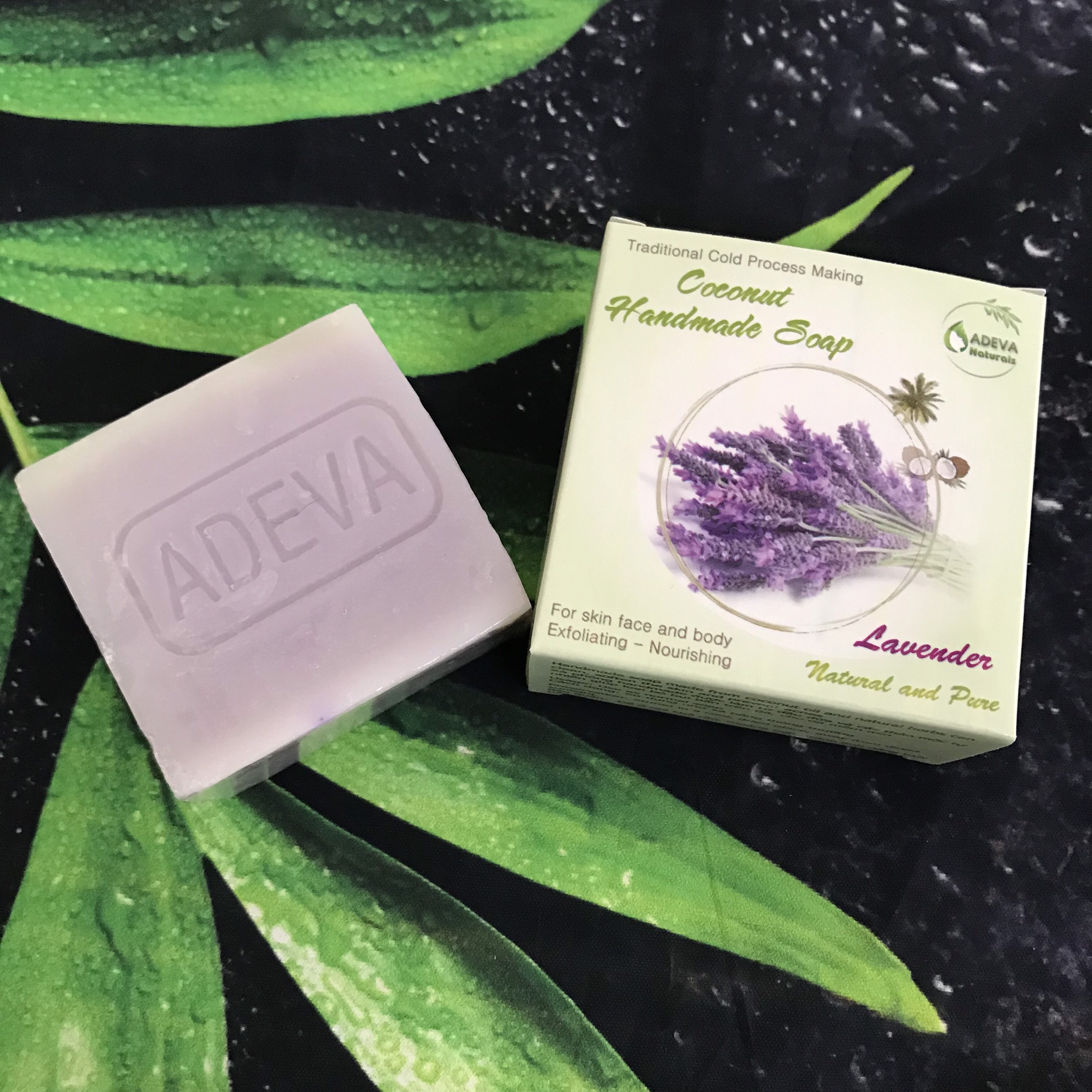 Xà phòng handmade Oải hương - Set 6 soap - Adeva Naturals