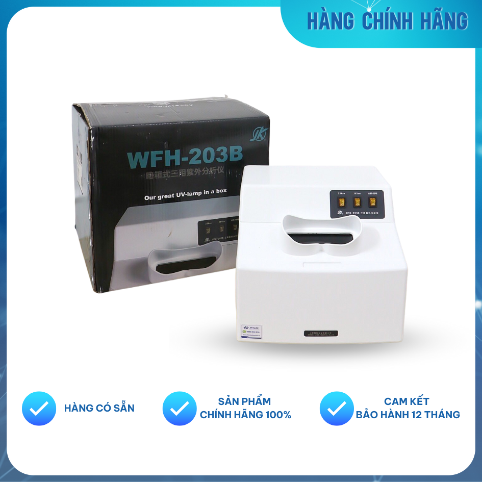 Đèn soi UV Sắc Ký Bản Mỏng Trung Quốc| Model: WFH-203B