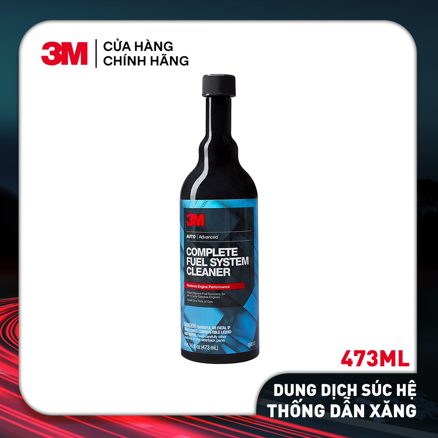 Chai Súc Hệ Thống Dẫn Xăng 3M Complete Fuel System Cleaner
