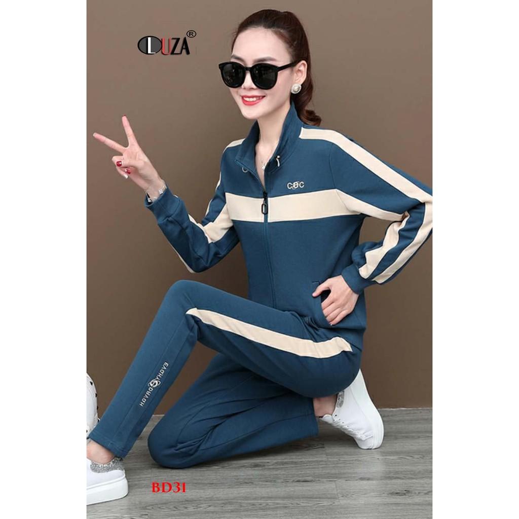 BỘ THỂ THAO KHÓA CHẤT LIỆU DA CÁ CAO CẤP