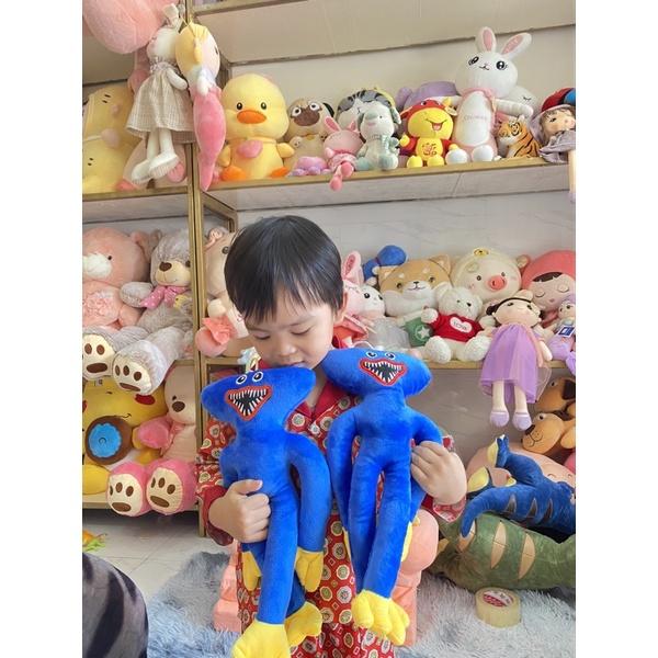 Gấu bông Huggy Wuggy siêu dễ thương – Quà tặng thú nhồi bông nhân vật hoạt hình Poppy Playtime – Nhiều size – Gối ôm cho bé ngủ ngon