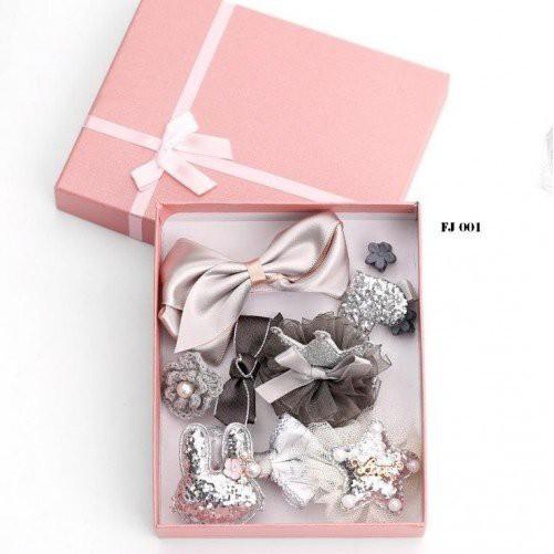 Set 10 kẹp tóc băng đô cho bé gái - 4082