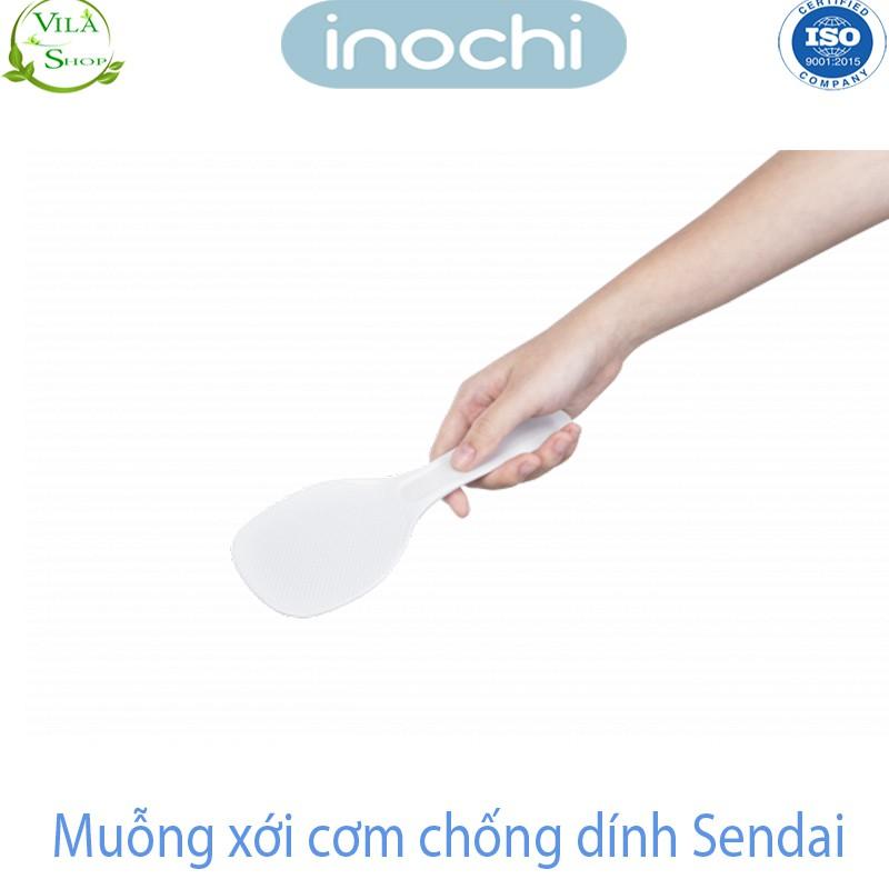 Muôi Xơi Cơm, Muỗng Xới Cơm Chống Dính Và Muỗng Xới Cơm Đế Đứng Sendai, Nhựa Inochi Cao Cấp Tiêu Chuẩn Nhật