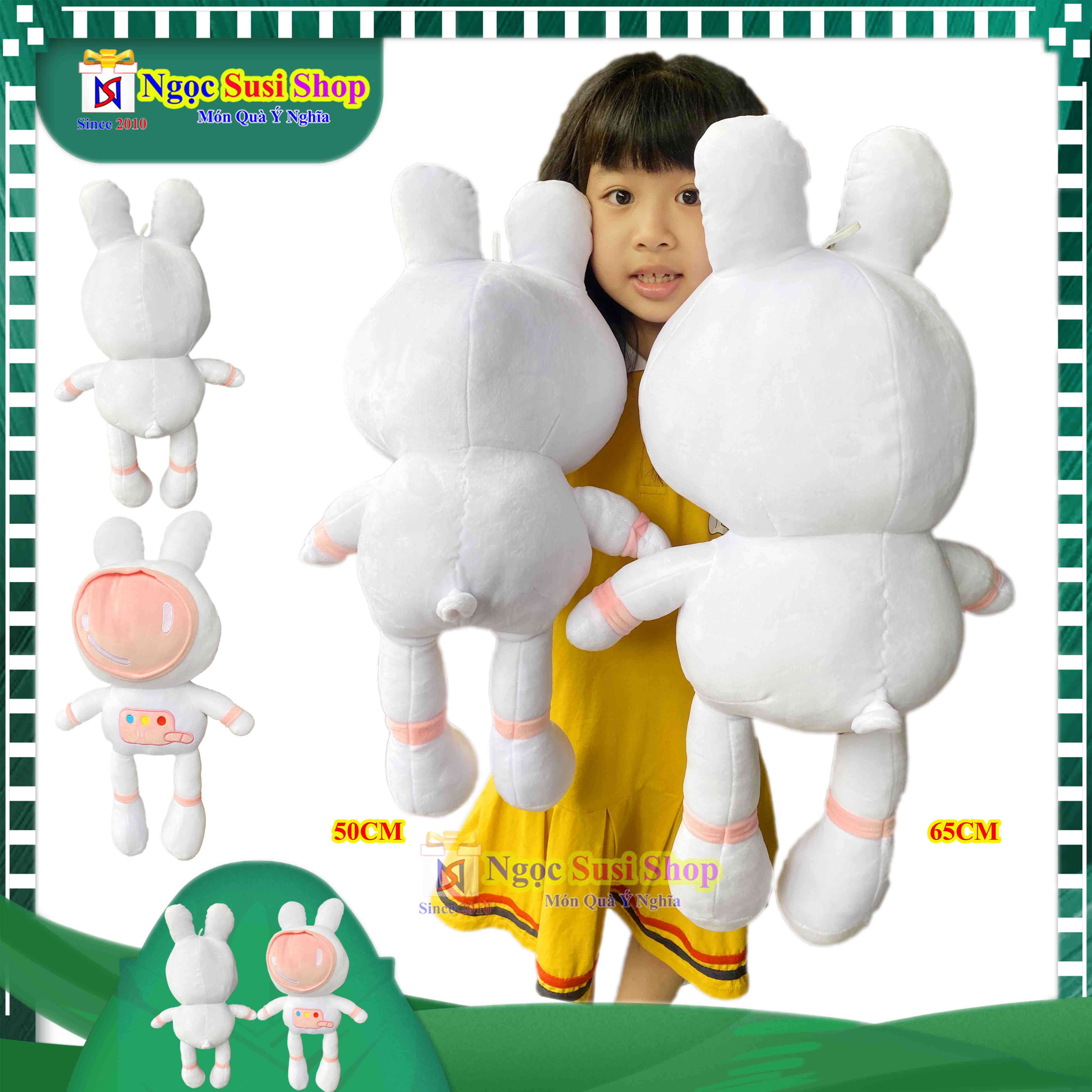 THÚ BÔNG THỎ PHI HÀNH GIA , THỎ PHI CÔNG CHO BÉ RẤT ĐẸP - GẤU BÔNG CHO BÉ