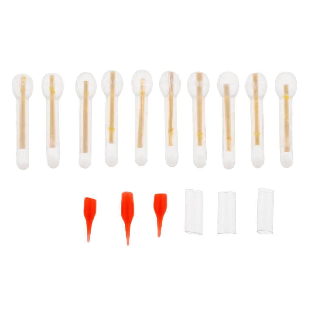 2-4pack 1 Box Fishing Glow Stick Fluorescent Light Stick Wand Tube 4.5 Big Head