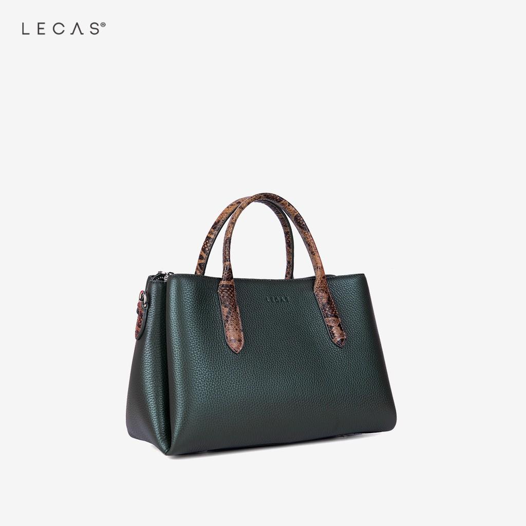 Túi Xách Tay Nữ Da Thật LECAS 3 Ngăn, Có Dây Đeo Chéo 2 Size WINDY