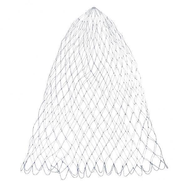 2-5pack Portable Nylon Folding Fishing Landing Net Rhombus Mesh Landing Dip
