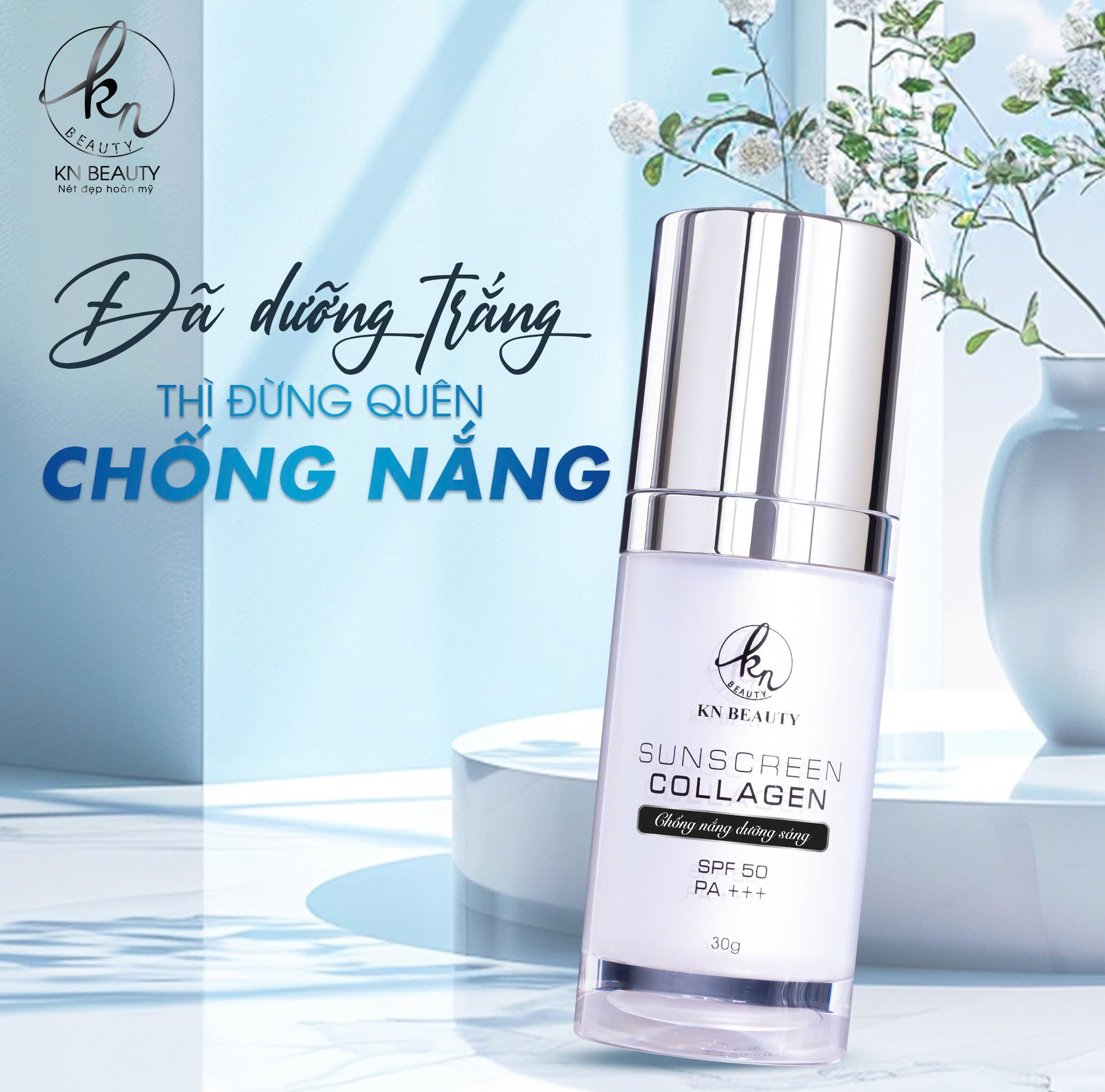 Kem chống nắng Sunscreen Collagen KN Beauty 30g