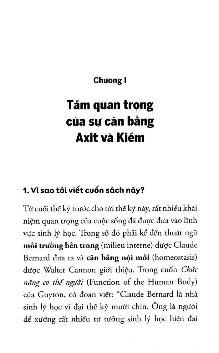 Axit Và Kiềm Trong Thực Dưỡng