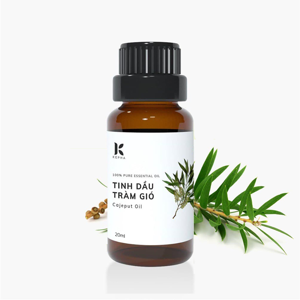 Tinh Dầu Tràm Gió Cajeput Leaf Oil Kepha Nguyên Chất , Tốt Cho Bé Sơ Sinh, Tránh Gió, Giúp Giữ Ấm Cơ Thể Bé, Xua Đuổi Muỗi Và Côn Trùng - Tinh Dầu Thiên Nhiên, Tinh Dầu Xông Phòng Giúp Khử Mùi Hiệu Quả