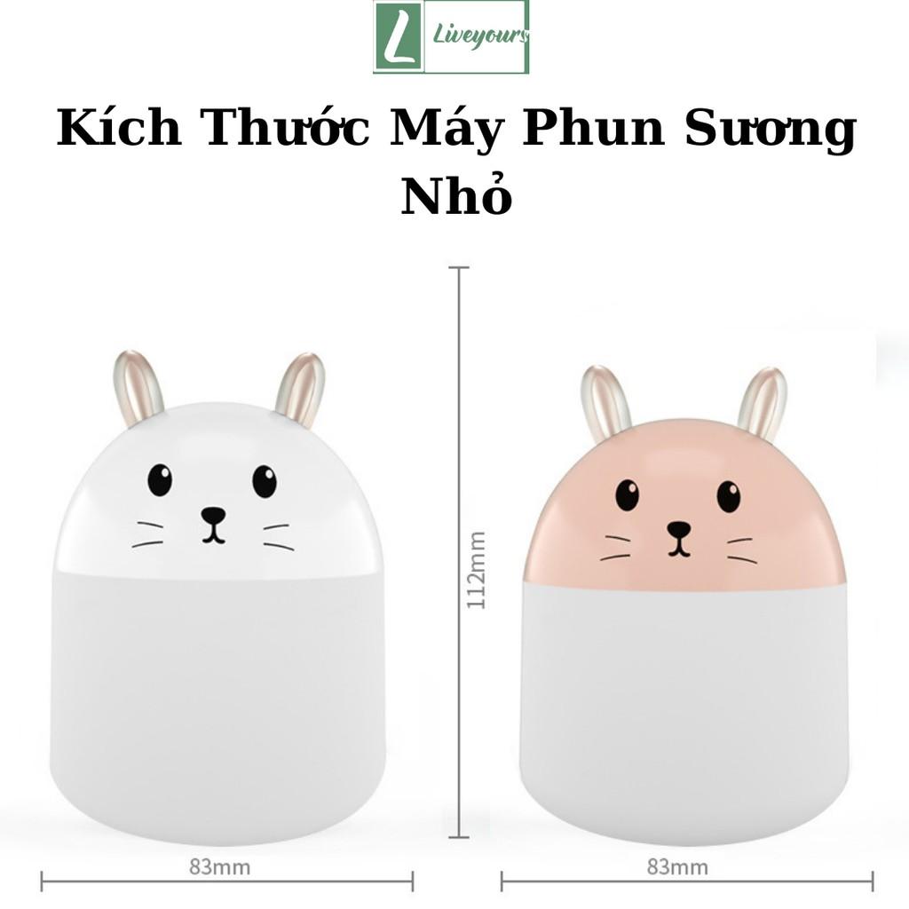 Máy Phun Sương Tạo Ẩm Không Khí Hình Thú - Máy Phun Sương Mini Có Đèn Led Siêu Đẹp