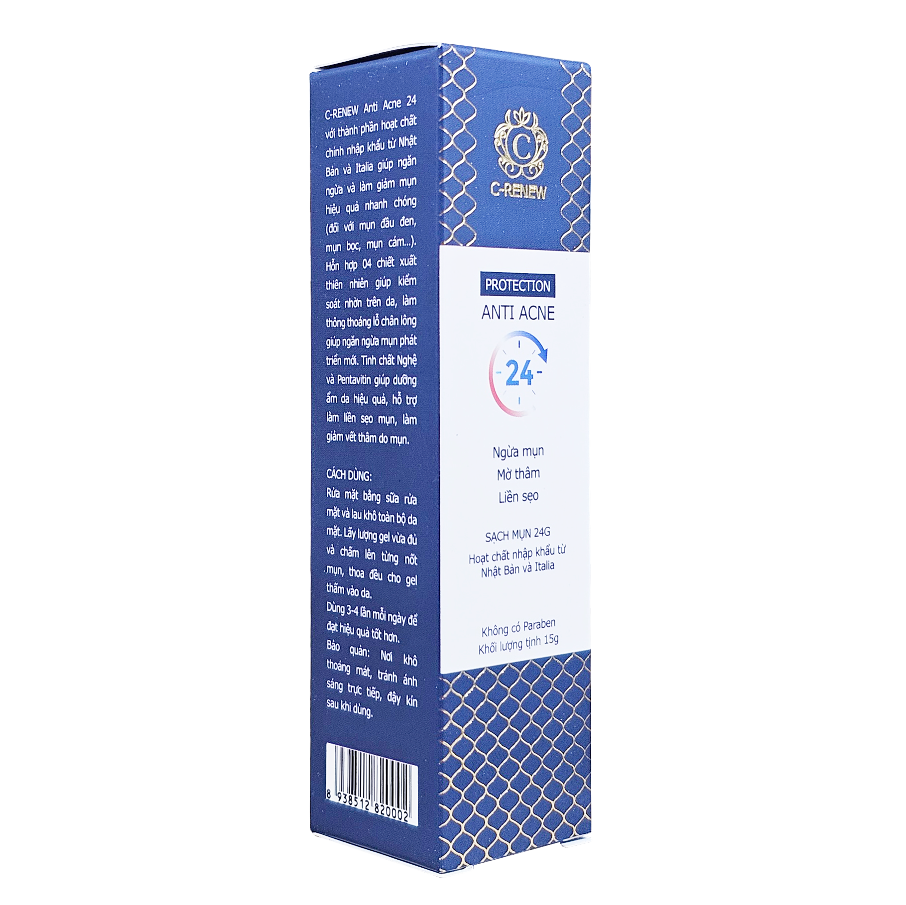 Gel Chấm Mụn, Làm Giảm Mụn Sưng Đỏ, Mờ Thâm, Liền Sẹo C - RENEW ANTI ACNE - Tuýp 15g