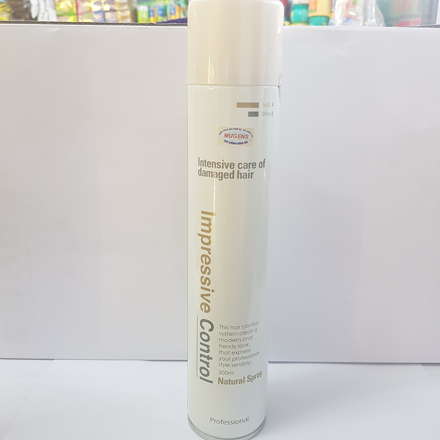 Gôm mềm Mugens Natural Spray tạo kiểu cho tóc, giữ nếp lâu Hàn Quốc 300g