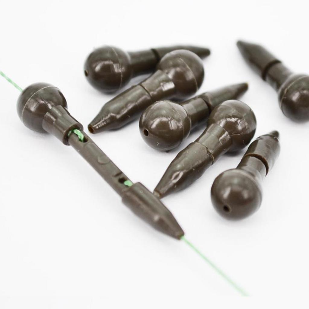 20 Carp Fishing Accessories Quick Change Beads Hair Rigs Connector Hook Link