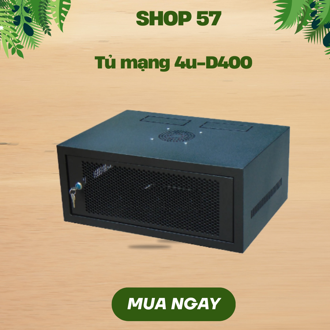 Tủ mạng 4U D400 Famrack : hàng chính hãng,, Tủ rack 4U , rack cabinet 4U D400 , tủ mạng Famrack, tủ mạng chính hãng , tủ mạng treo tường 4U, tủ đựng thiết bị camera
