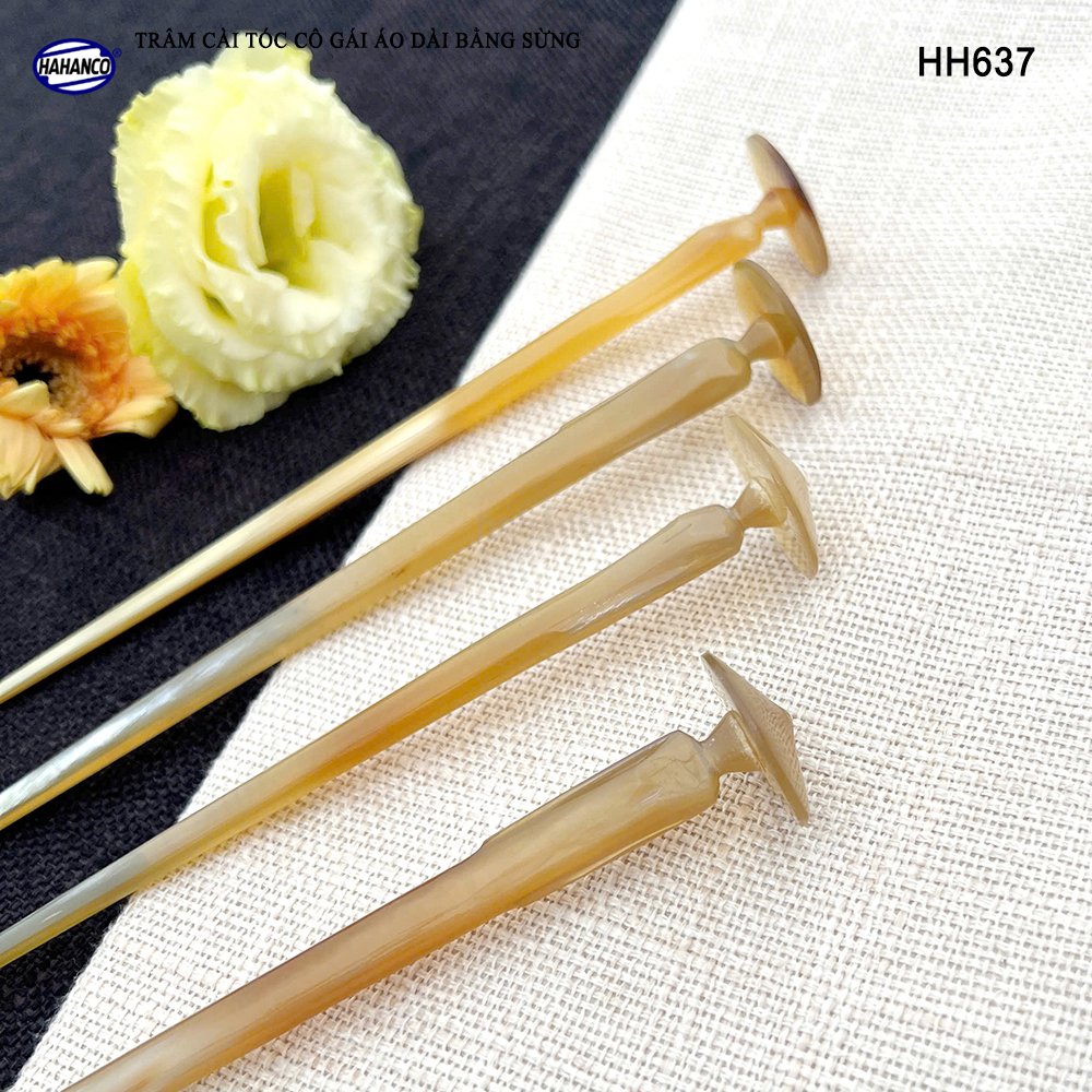 Trâm Cài Tóc Cô Gái Áo Dài Bằng Sừng HAHANCO Phụ Kiện Cài Cho Tóc - HH637