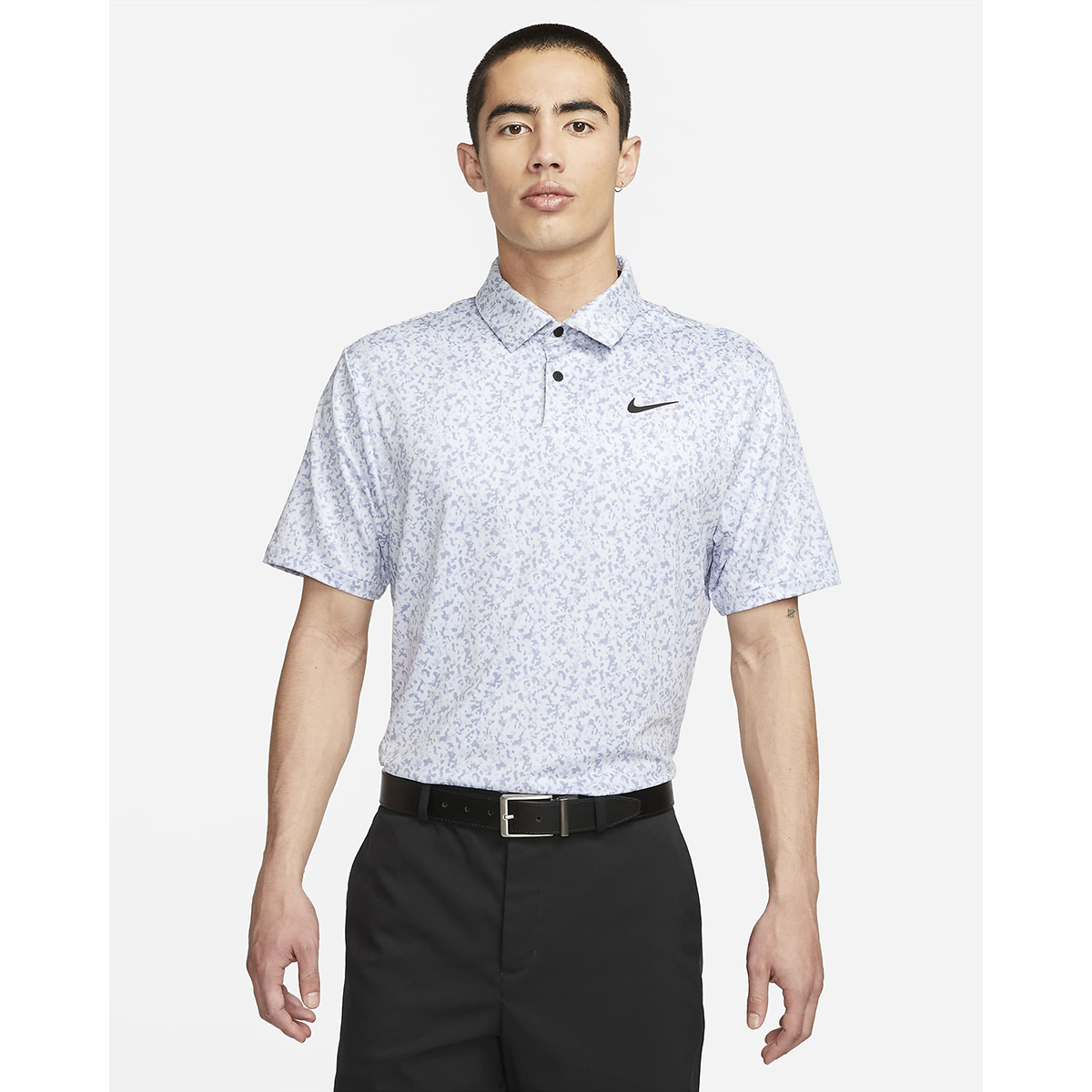 Áo polo tay ngắn thể thao nam NIKE ASM NK DF TOUR POLO MICRO CAMO