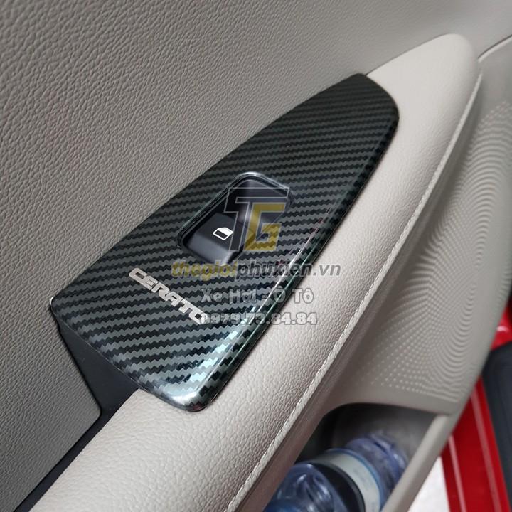 Bộ ốp nội thất Kia Cerato 2019-2020 vân Carbon cao cấp