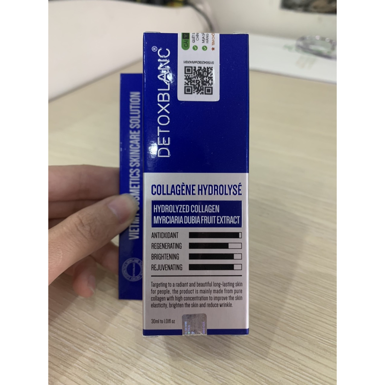 Serum Dưỡng Trắng Da Chống Lão Hóa Collagen Hydrolysé Detox BlanC Mẫu mới