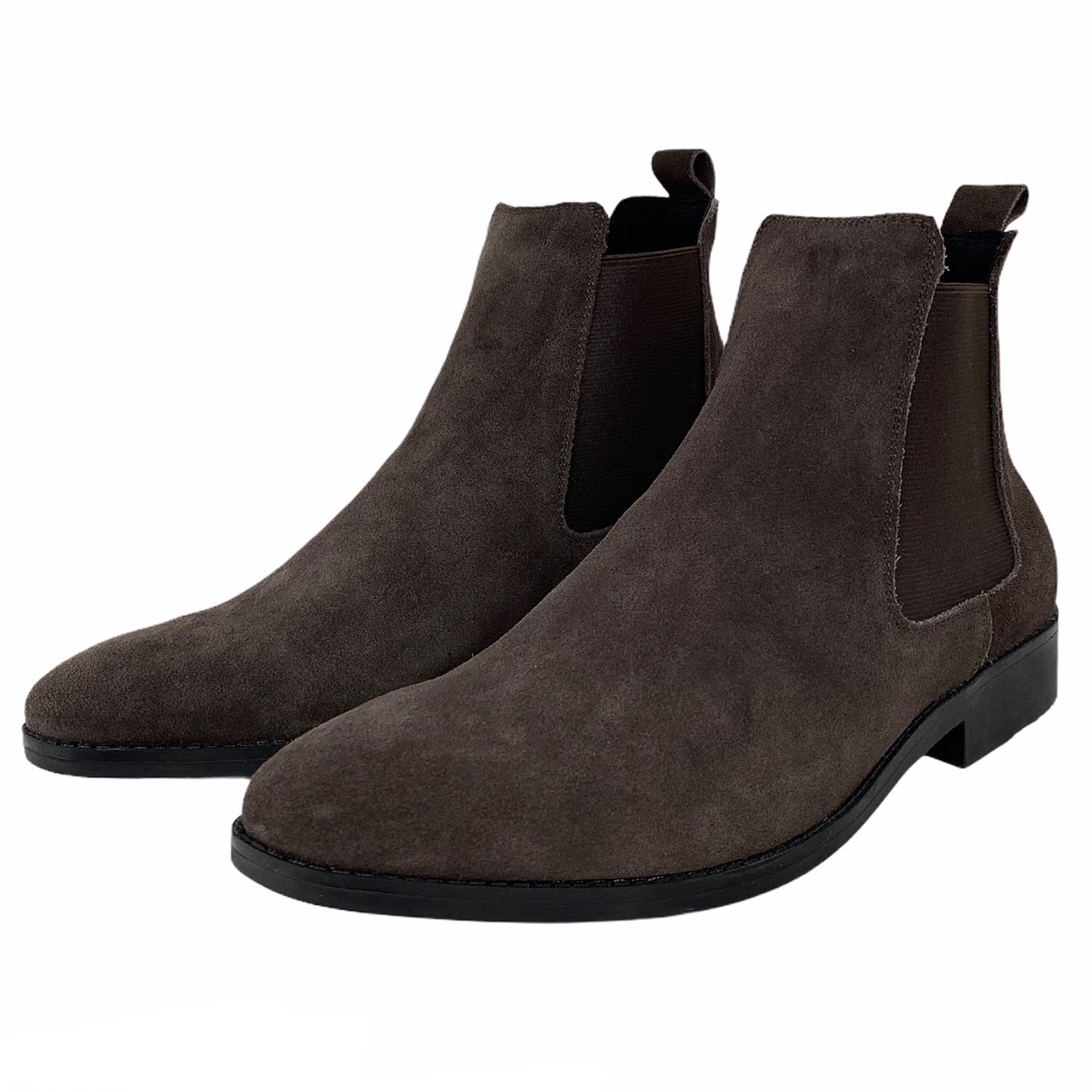 Giày Chelsea Boot Cổ Cao Da Bò Thật TEFOSS HT350 Nâu